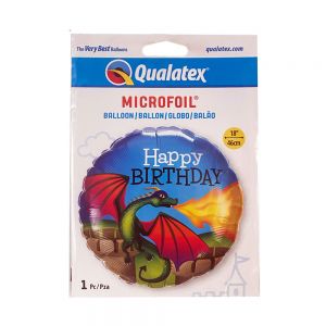 1x 18″ Happy Birthday Microfoil Balloon