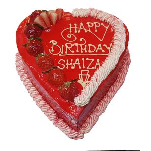 Red Heart Cake