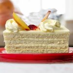 Vanilla cake slice
